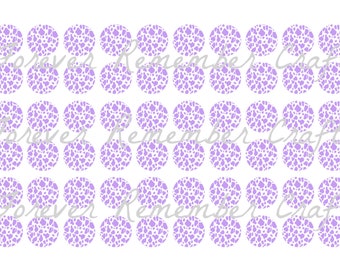 Purple Cow Print | Etsy