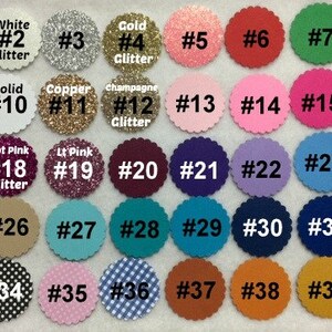 Set Of 12 Personalized 50th Birthday Party Cupcake Toppers Your Choice of Any 12 image 2