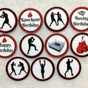 Set Of 50/100/150/200 Personalized Boxing Birthday Party 1 Inch Circle Confetti