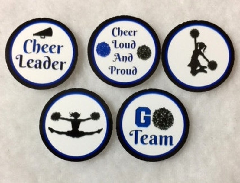 Set Of 50100150200 Personalized Cheer and Cheerleader Party 1 Inch Circle Confetti