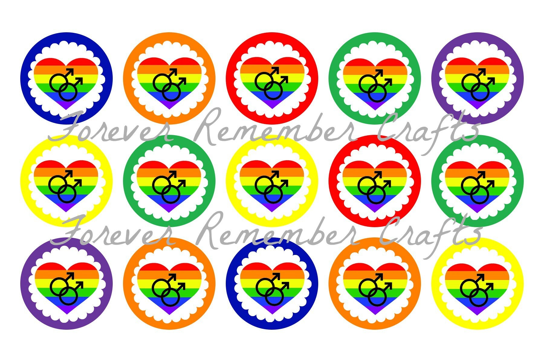 Craft Supplies & Tools Visual Arts pride month gender symbols pride