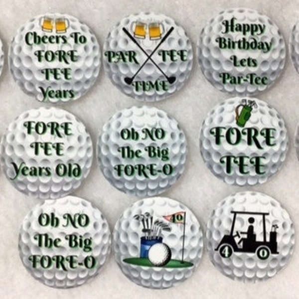 Golf Balls 40th Birthday - Etsy