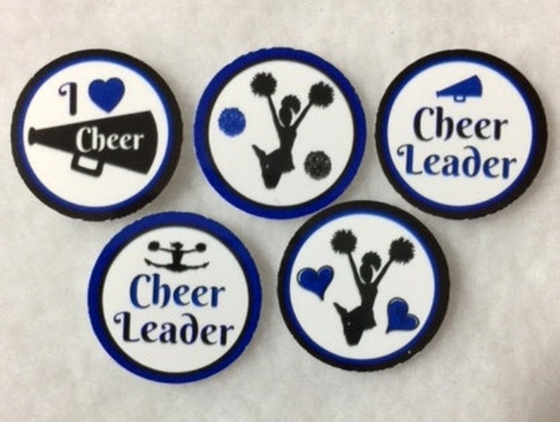Set Of 50100150200 Personalized Cheer and Cheerleader Party 1 Inch Circle Confetti