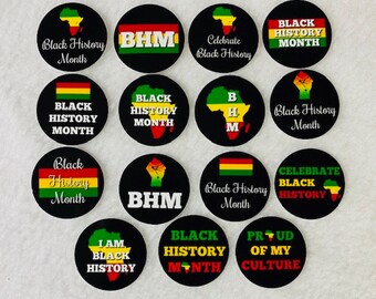 Black History Month Stickers, Large 2.5 Round Labels Party Favors - 1 –  PARTY OVER HERE