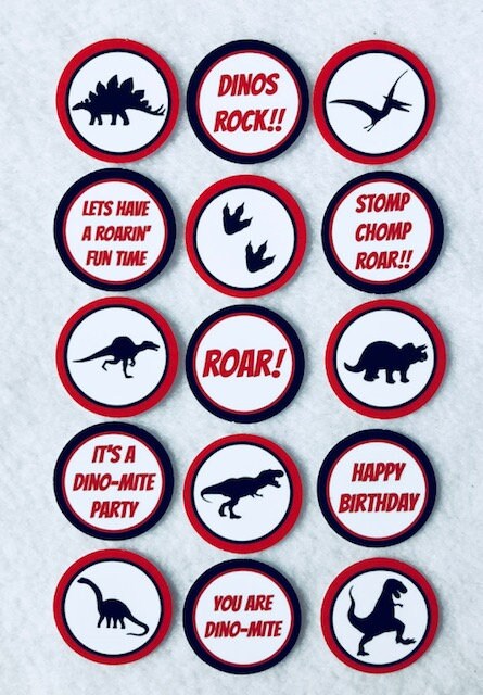 Set of 50100150200 Dinosaur Birthday Party 1 Inch Confetti Circles