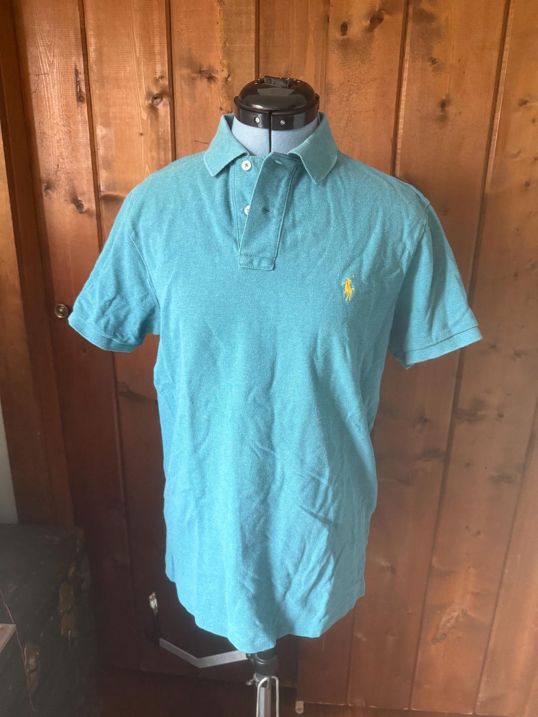Vintage Polo Ralph Lauren Teal Blue Green Medium Unisex Polo Shirt - Etsy