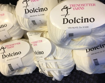 Trendsetter Dolcino Ribbon yarn, 9 skeins