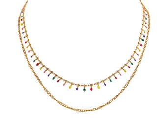 Christmas Lights Necklace - Etsy