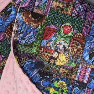 Beauty and The Beast Blanket / Custom Sizes and Colors