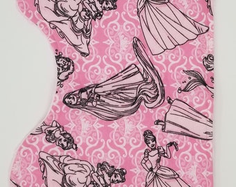 Disney Princess Burp Cloth / Contoured