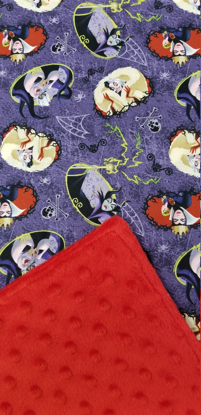 Disney Villain Blanket / Baby to Adult Sizes Etsy