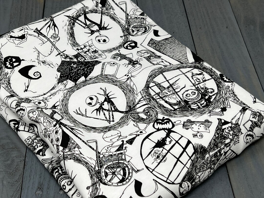 Nightmare Before Christmas Receiving Blanket / Stretchy Knit Etsy