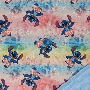 Lilo And Stitch Minky Blanket / Custom Sizes and Colors