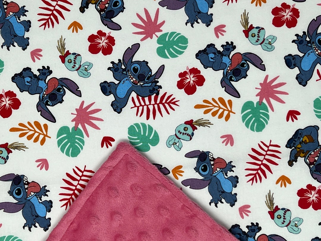 Lilo and Stitch Minky Blanket / Custom Sizes and Colors Etsy