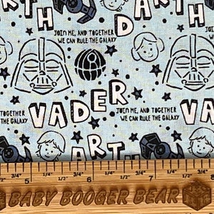 Manta de Star Wars del Día del Padre / Luke Leia y Darth Vader / Tamaños y colores personalizados imagen 5