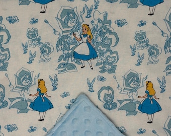 Manta de Alicia en el País de las Maravillas / Tamaños y colores personalizados