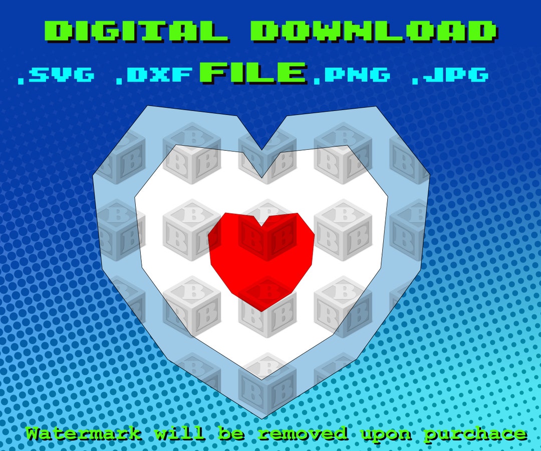 Zelda Heart Container Vector The Legend of Zelda Heart Container Digital Download Cut File - Etsy