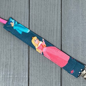 Aurora Pacifier Clip  / Fabric Binky Holder
