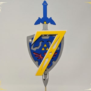 Custom Legend of Zelda Birthday Cake Topper ⁛ High Quality 3D ⁛
