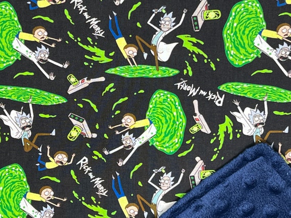 Rick and morty blanket sale