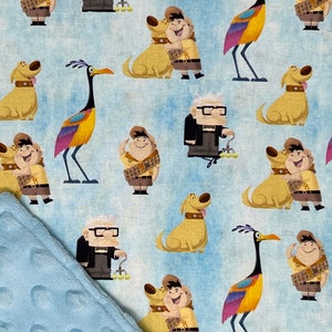 Disney Pixar UP Character Blanket / Custom Sizes and Colors
