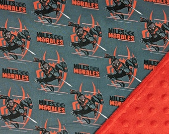 Miles Morales Blanket / Custom Sizes and Colors