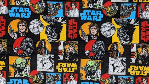 Star Wars Flannel Fabric Fat Quarter By the Yard