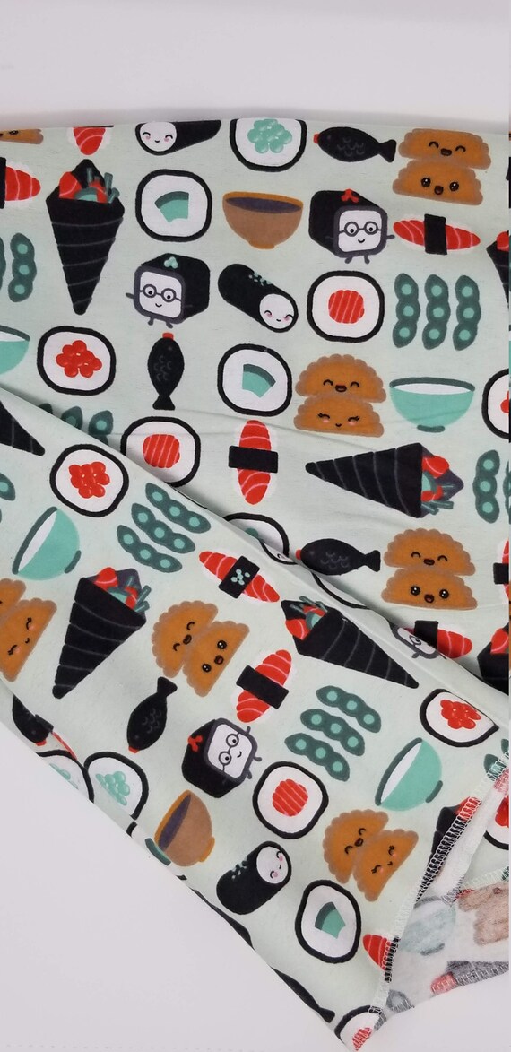 sushi swaddle blanket