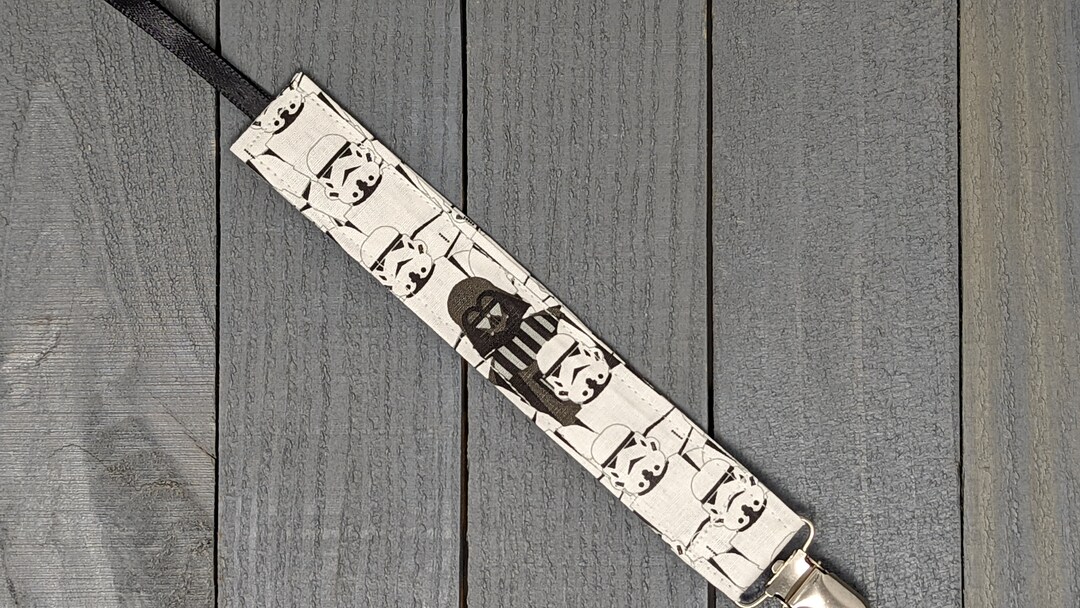 Star Wars Pacifier Clip / Universal Fabric Binky Holder Etsy