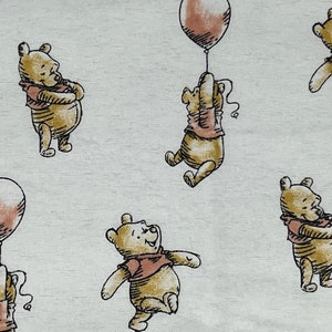 Winnie the Pooh Flannel Fabric / By the Yard / Fat Quarter
