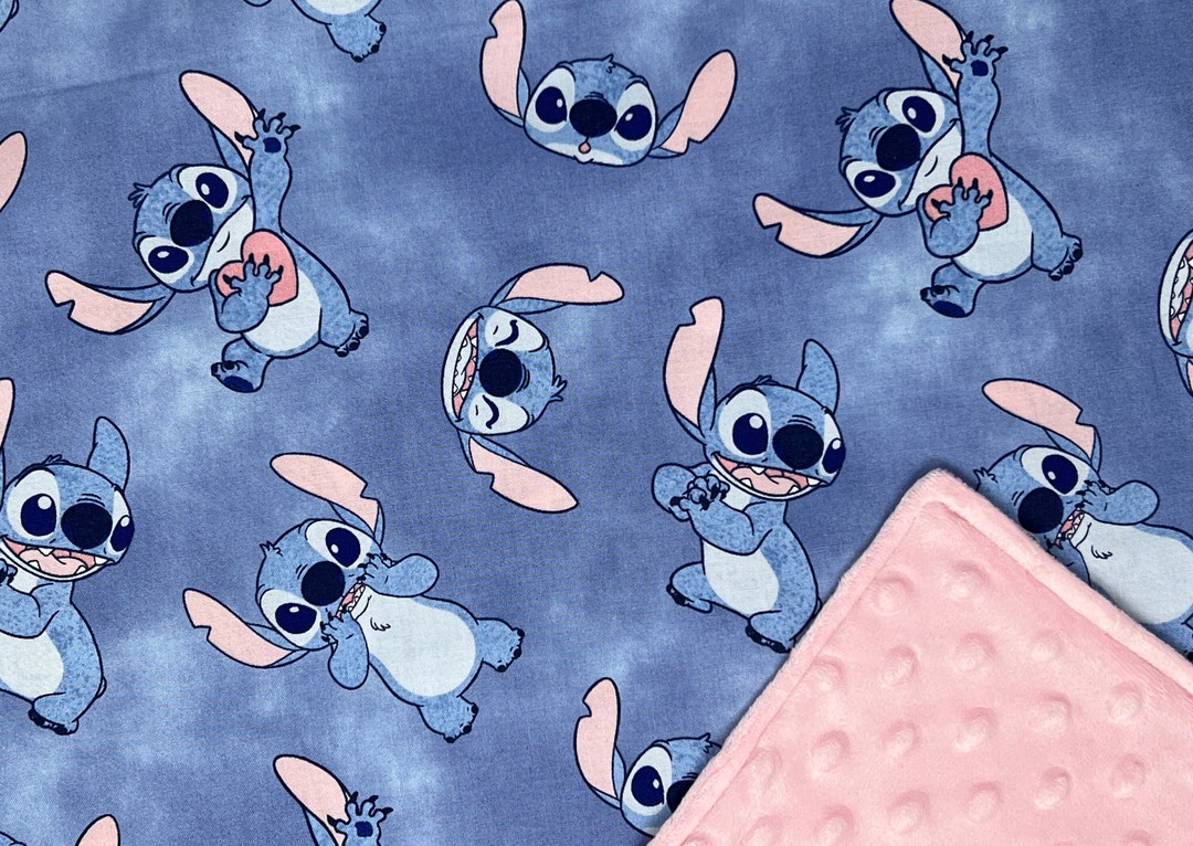 Lilo and Stitch Minky Blanket / Custom Sizes and Colors Etsy