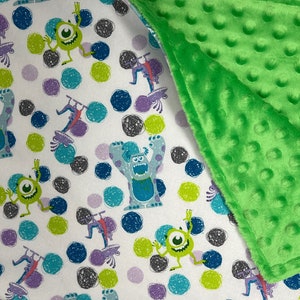 Monsters Incorporated Blanket / Custom Sizes and Colors