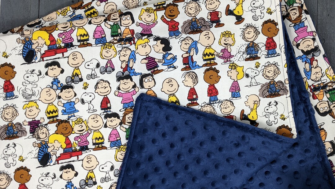 Peanuts Gang Blanket / Custom Sizes and Colors Etsy
