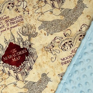 Harry Potter Wizarding Marauders Map Crochet update - its finished