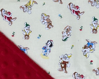 Snow White Blanket / Custom Sizes and Colors