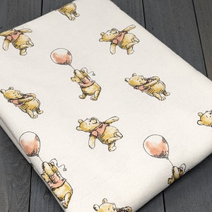 Winnie the Pooh Receiving Blanket / Large Flannel Swaddle Cloth