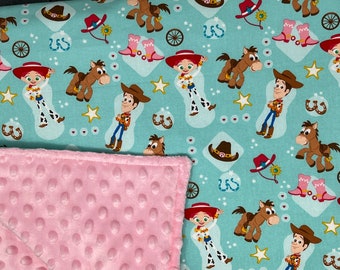 Toy Story Woody and Jesse Blanket / Custom Sizes and Colors