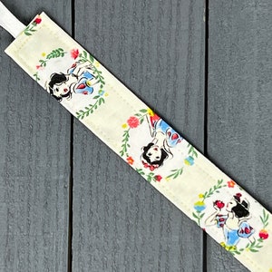 Snow White Pacifier Clip / Disney Princess Binky Holder
