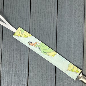 Princess and the Frog Pacifier Clip / Tiana Universal Binky Holder