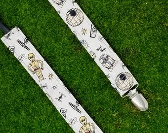 Star Wars  Pacifier Clip /  Universal Fabric Binky Holder