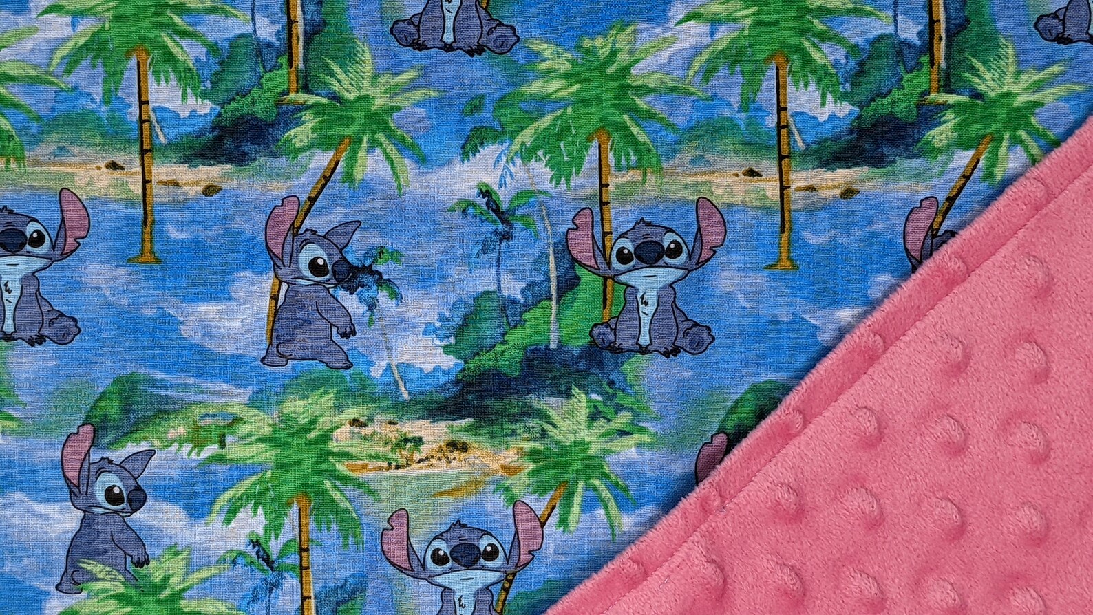 Stitch Minky Blanket / Disney Lilo and Stitch Nursery / Custom Etsy