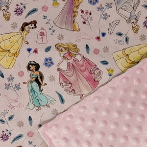 Disney Princess Blanket / Custom Sizes and Colors