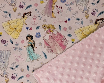 Disney Princess Blanket / Custom Sizes and Colors