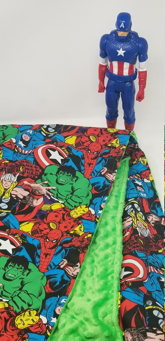 Marvel Avengers Superhero Blanket / Baby to Adult Sizes / Etsy
