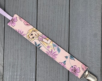 Rapunzel Pacifier Clip / Tangled Universal Binky Holder