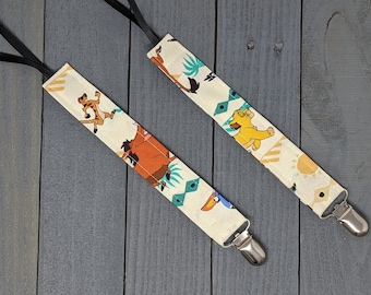 Lion King Pacifier Clip / Universal Binky Holder