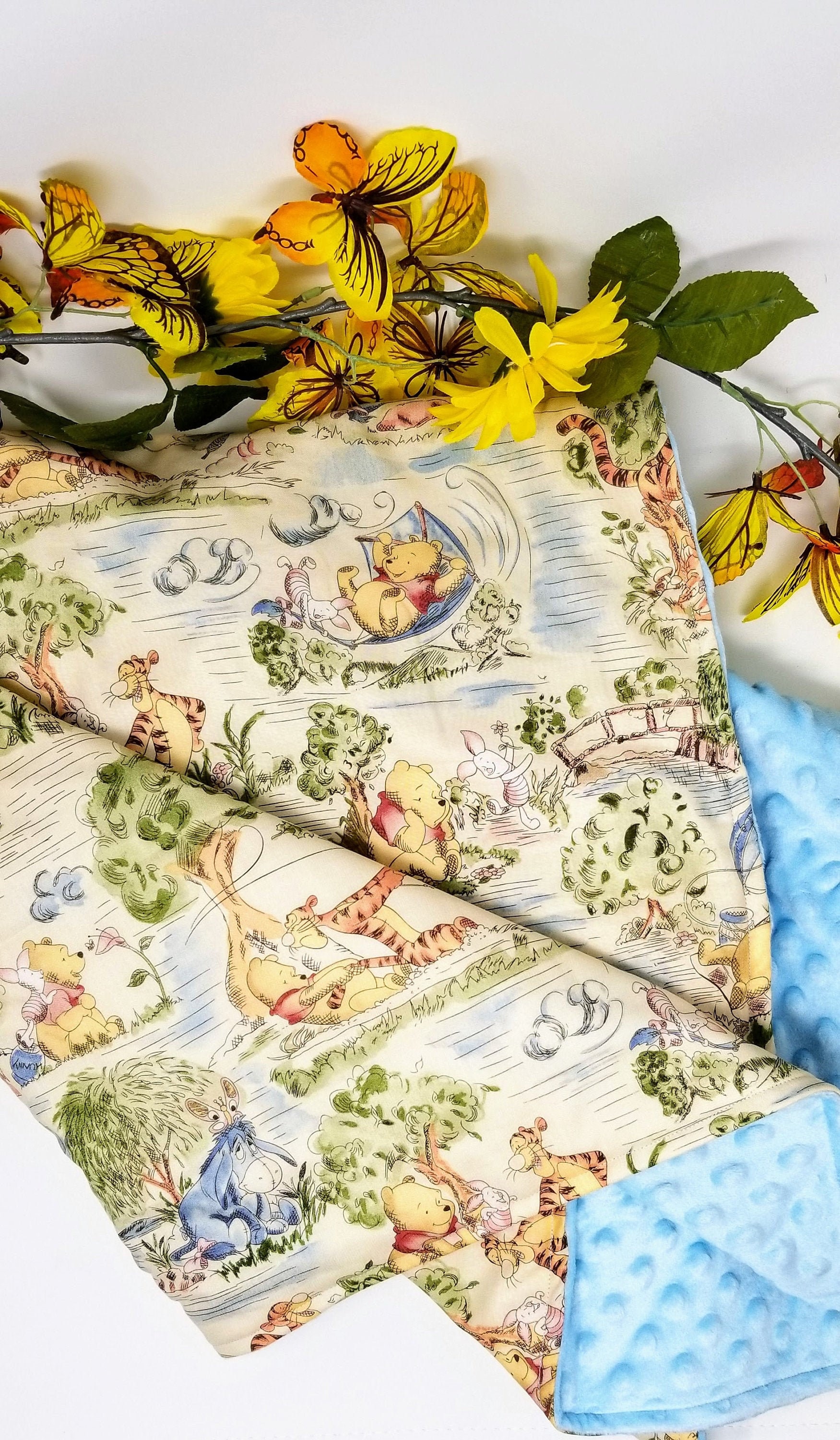 Winnie the Pooh Blanket / Baby To Adult Sizes Etsy