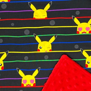 Pikachu Blanket / Custom Sizes and Colors