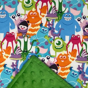 Monster Inc Throw Blanket - Etsy