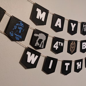 May the 4th Be With You Banner / Star Wars Party / High Quality - Etsy